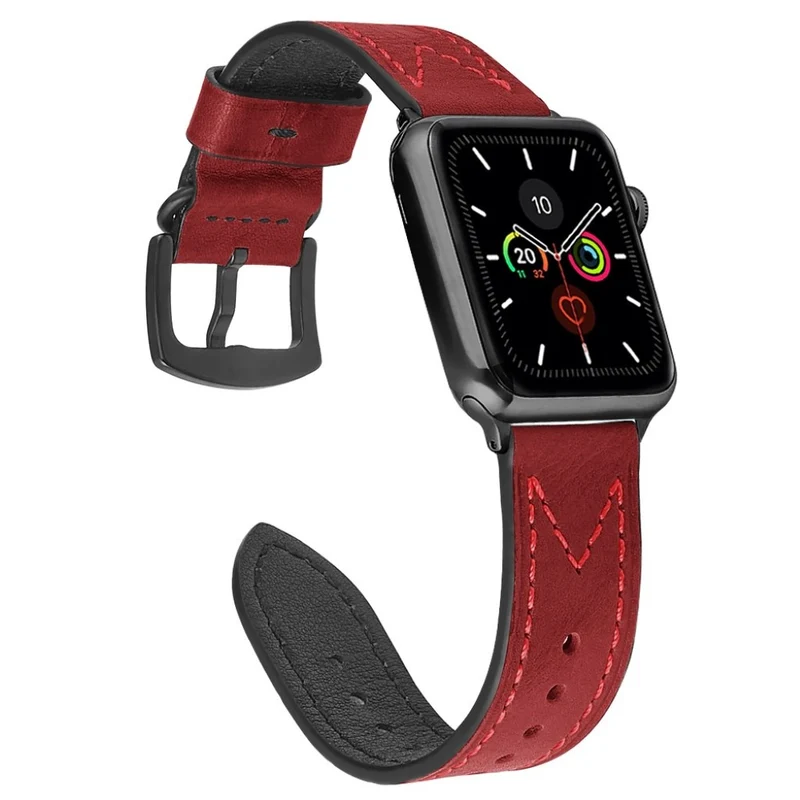 Schön Universell Apple Echtes Leder armband