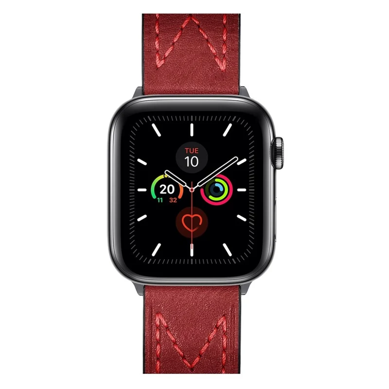 Schön Universell Apple Echtes Leder armband