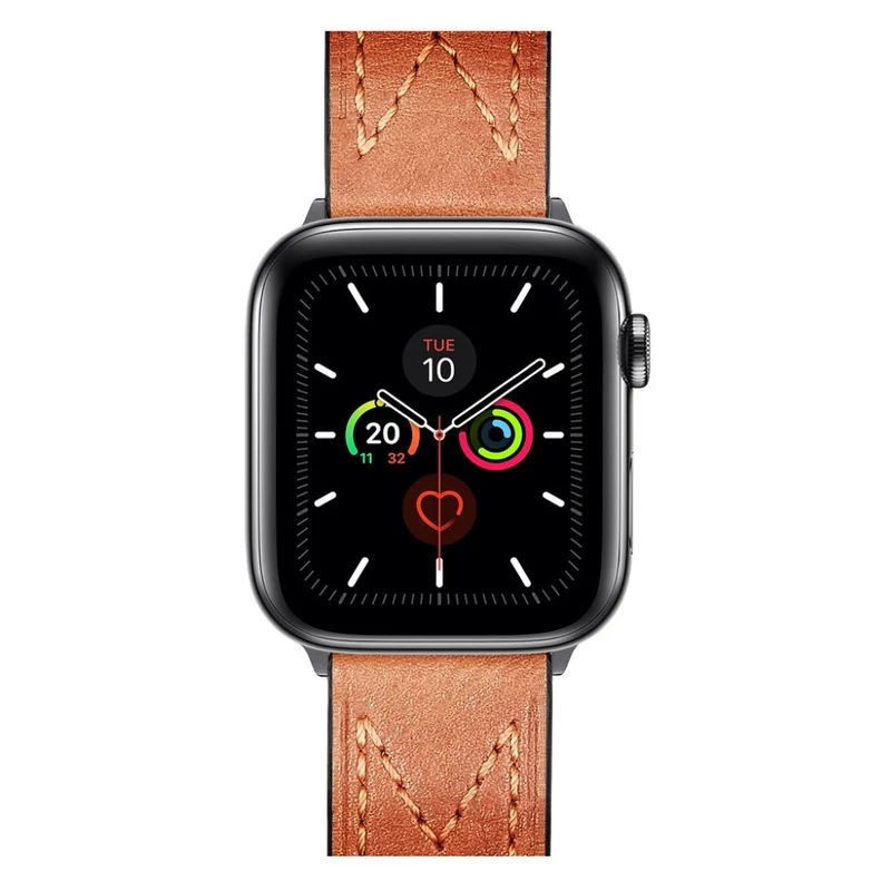 Schön Universell Apple Echtes Leder armband