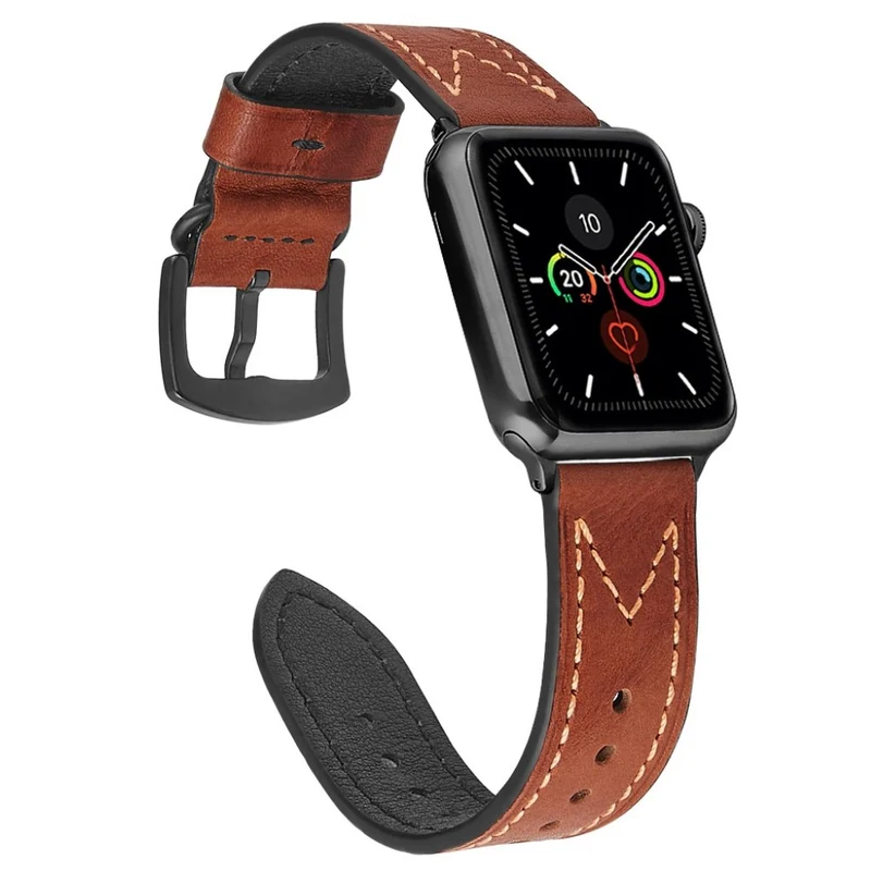 Schön Universell Apple Echtes Leder armband