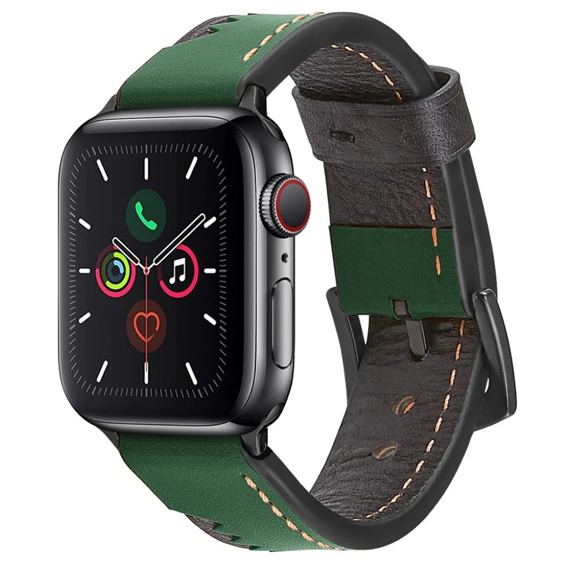 Bemerkenswert robust Universell Apple Echtes Leder armband