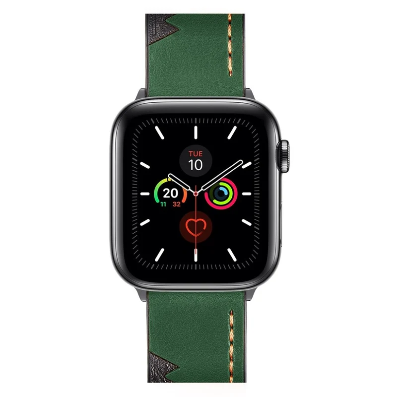 Bemerkenswert robust Universell Apple Echtes Leder armband
