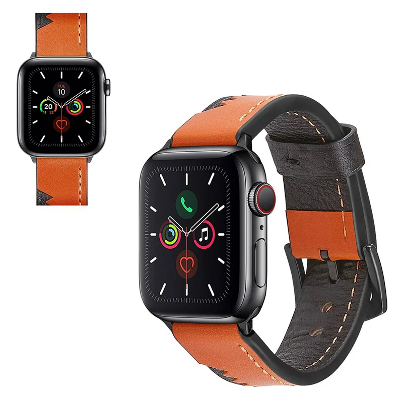 Bemerkenswert robust Universell Apple Echtes Leder armband