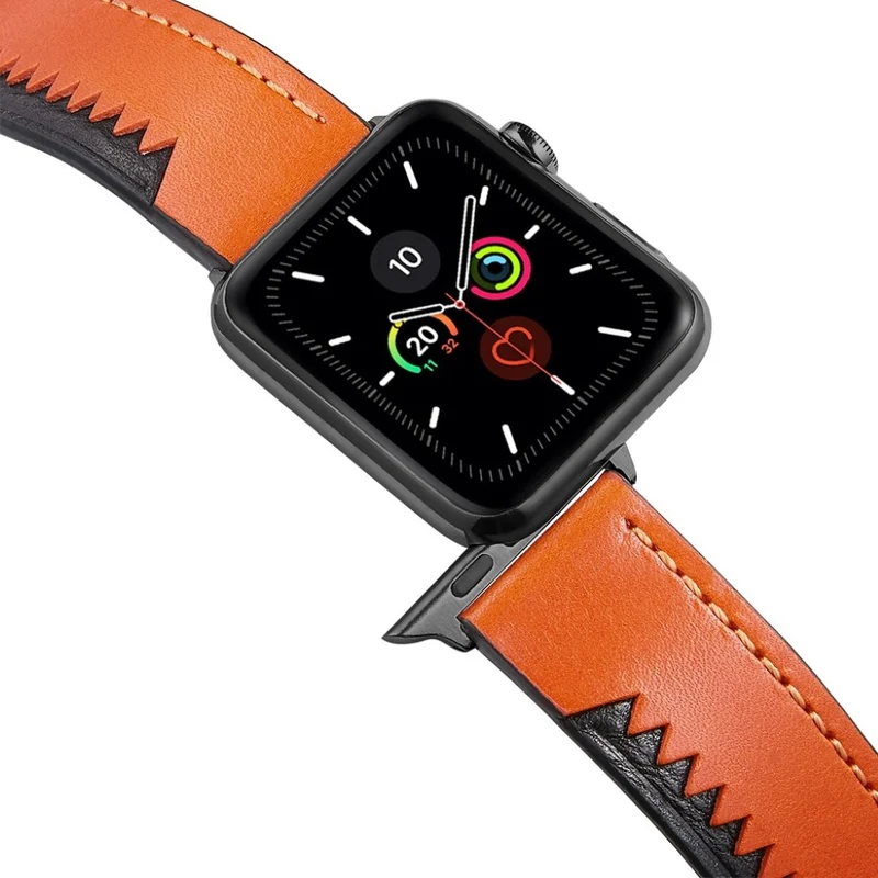 Bemerkenswert robust Universell Apple Echtes Leder armband