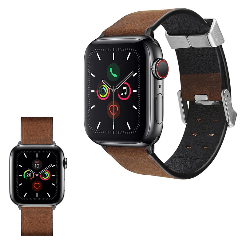 Dauerhaft Universell Apple Echtes Leder armband