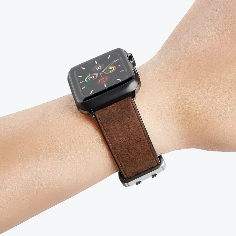 Dauerhaft Universell Apple Echtes Leder armband