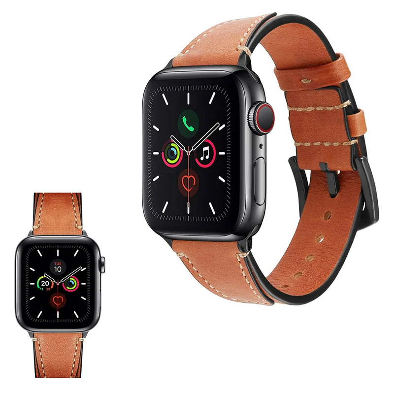 Supersauber Universell Apple Echtes Leder armband
