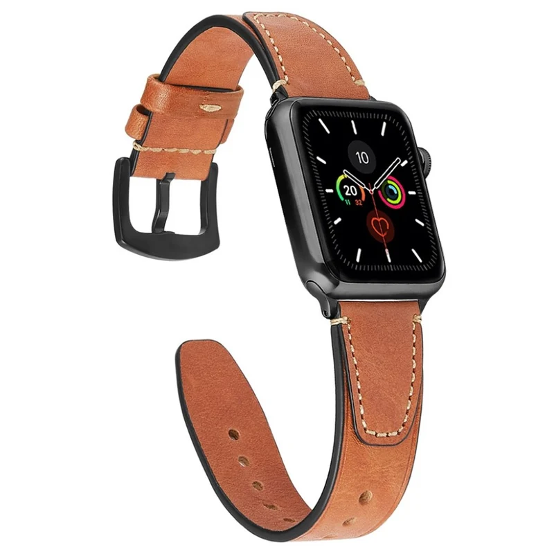 Supersauber Universell Apple Echtes Leder armband
