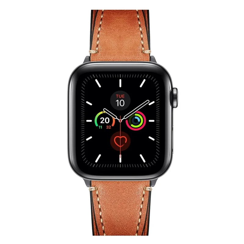 Supersauber Universell Apple Echtes Leder armband