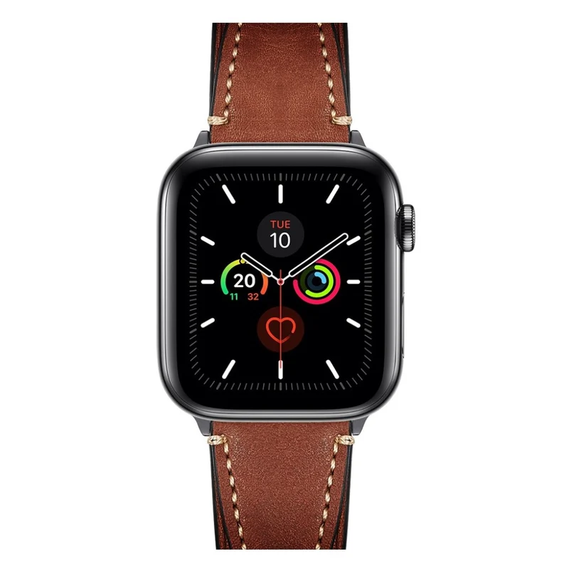 Supersauber Universell Apple Echtes Leder armband