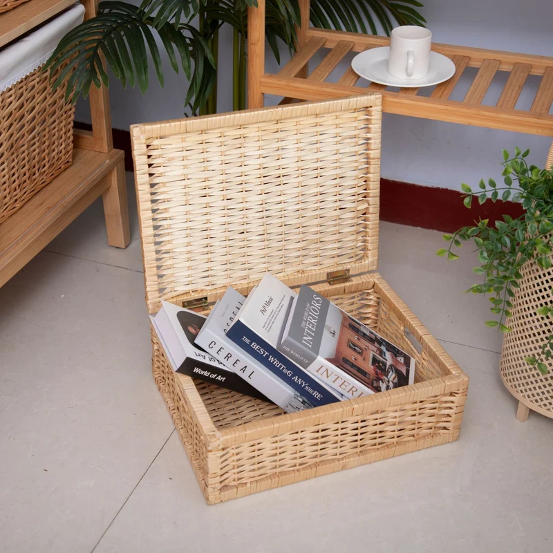 Elegante handgewebte Aufbewahrungsbox Karnz