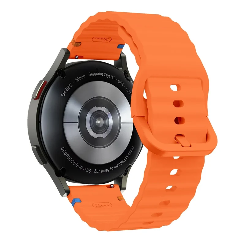 ICE Smart TKS Rectangular 1.41 Wave Silikonarmband (Orange)