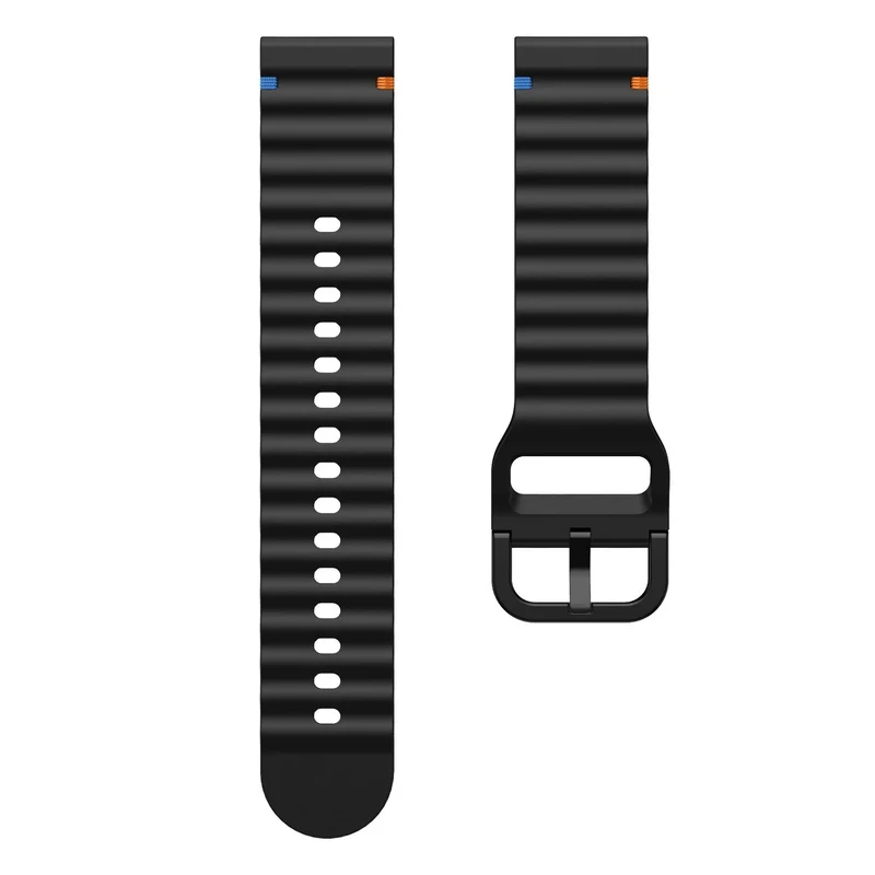 ICE Smart TKS Rectangular 1.41 Wave Silikonarmband (Schwarz)