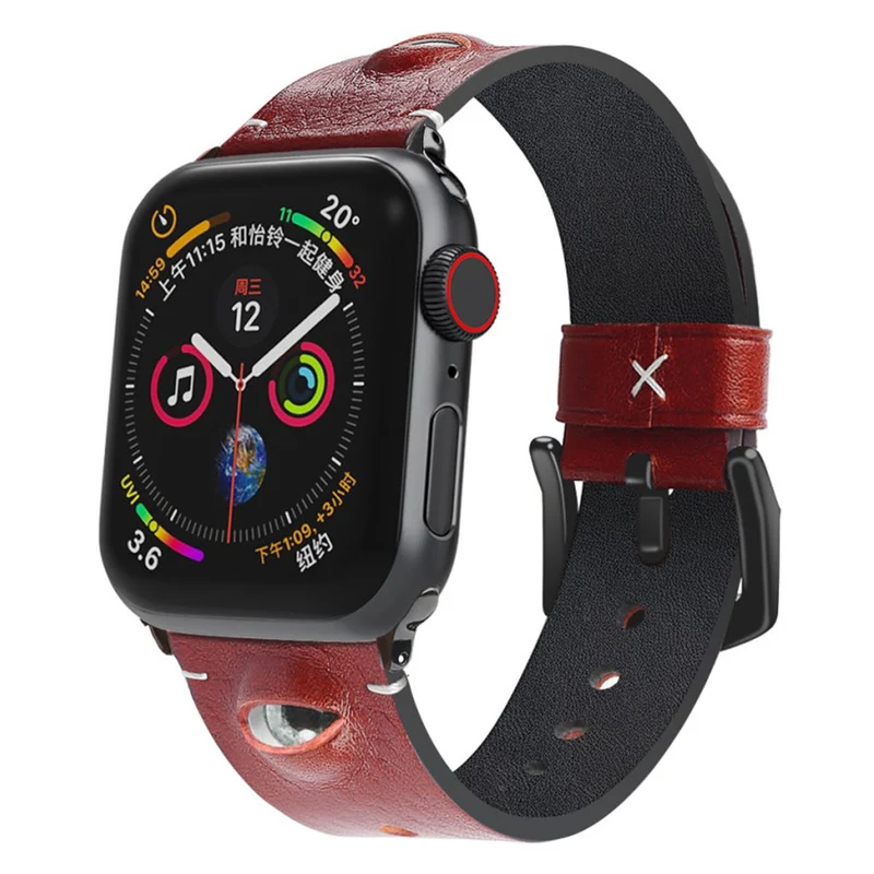 Süß Universell Apple Echtes Leder armband