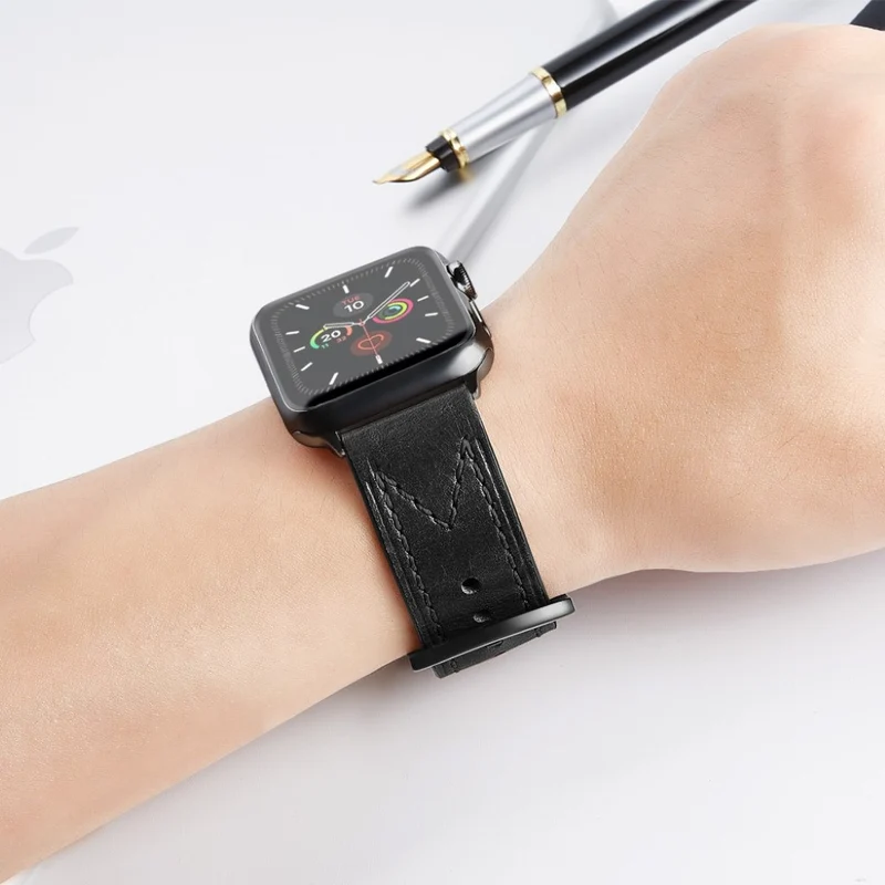 Absolut süß Universell Apple Echtes Leder armband