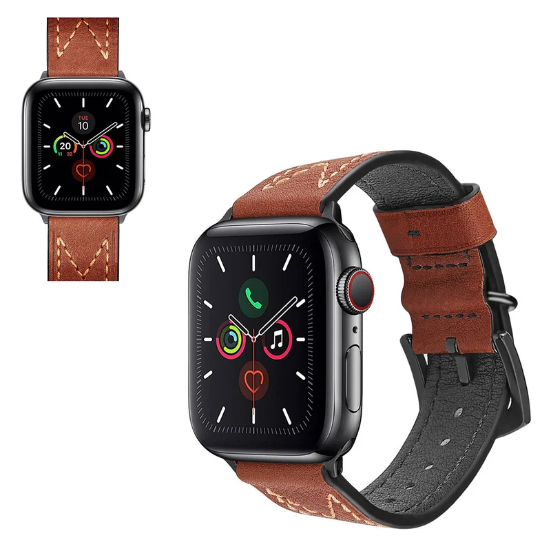 Absolut süß Universell Apple Echtes Leder armband