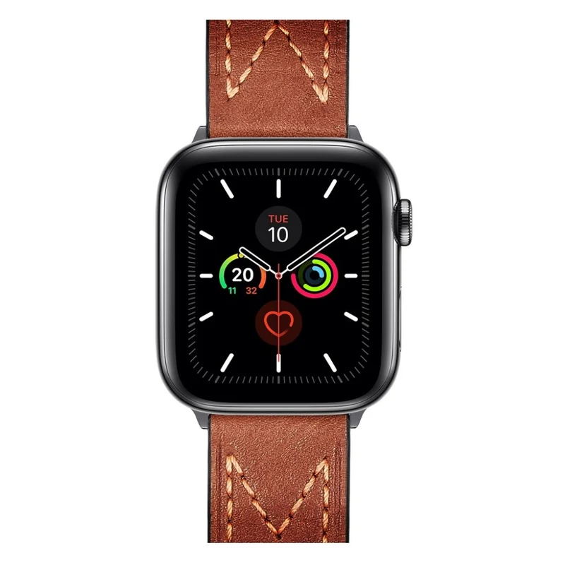 Absolut süß Universell Apple Echtes Leder armband