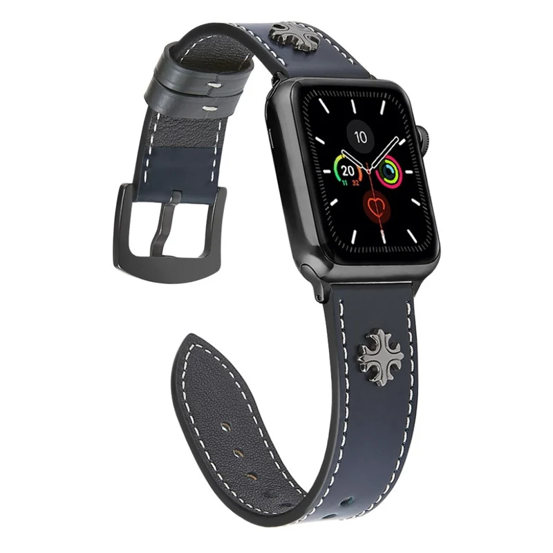 Auffallend schön Universell Apple Echtes Leder armband