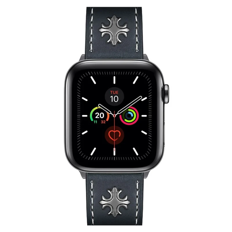 Auffallend schön Universell Apple Echtes Leder armband