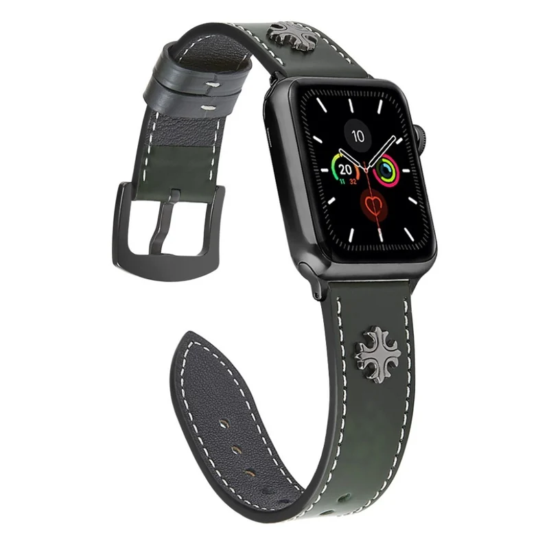 Auffallend schön Universell Apple Echtes Leder armband