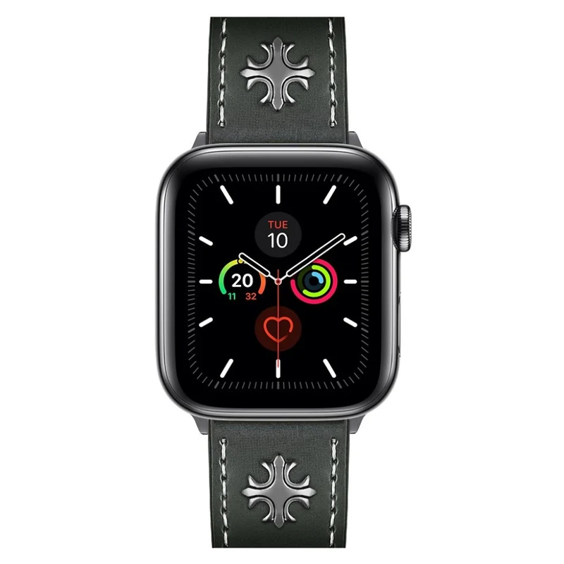 Auffallend schön Universell Apple Echtes Leder armband