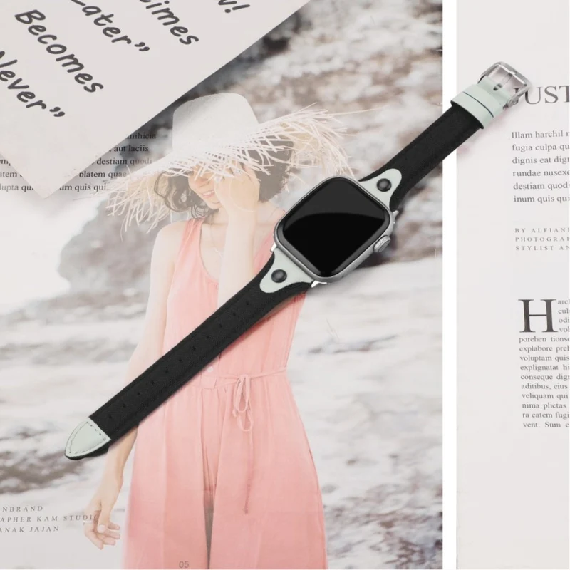 Robust Universell Apple Echtes Leder armband
