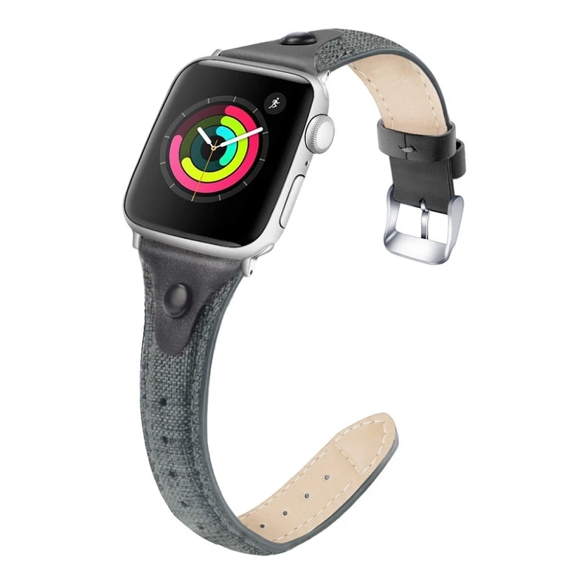 Robust Universell Apple Echtes Leder armband