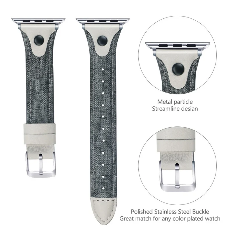Robust Universell Apple Echtes Leder armband