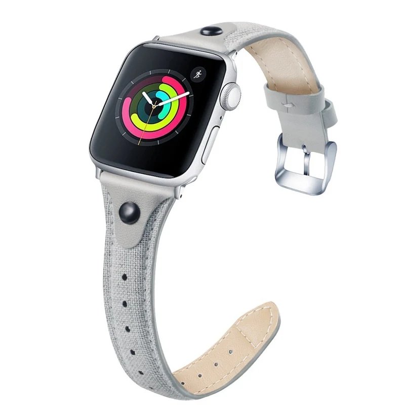 Robust Universell Apple Echtes Leder armband