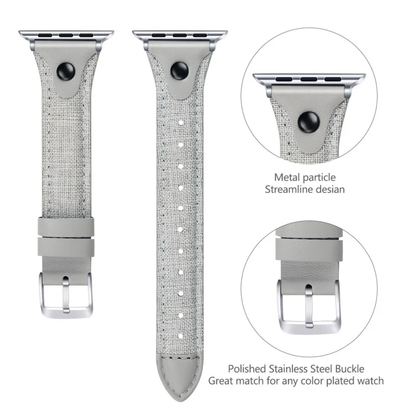 Robust Universell Apple Echtes Leder armband
