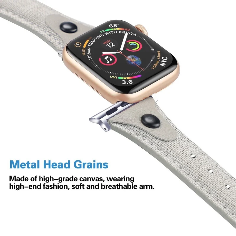 Robust Universell Apple Echtes Leder armband