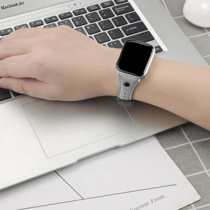 Robust Universell Apple Echtes Leder armband
