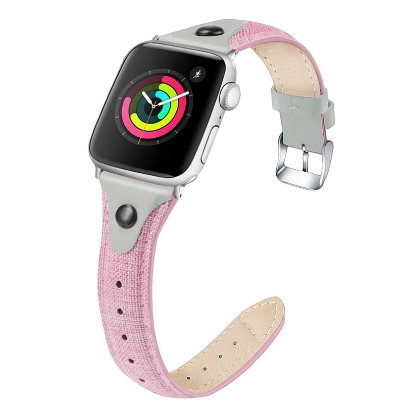 Robust Universell Apple Echtes Leder armband