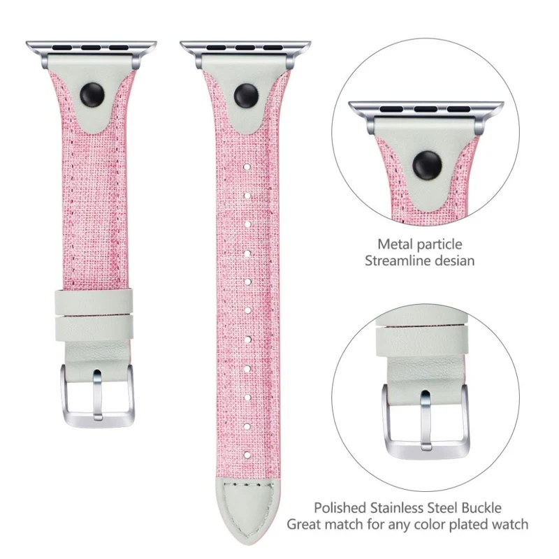 Robust Universell Apple Echtes Leder armband