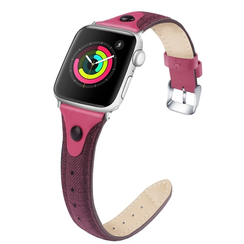 Robust Universell Apple Echtes Leder armband