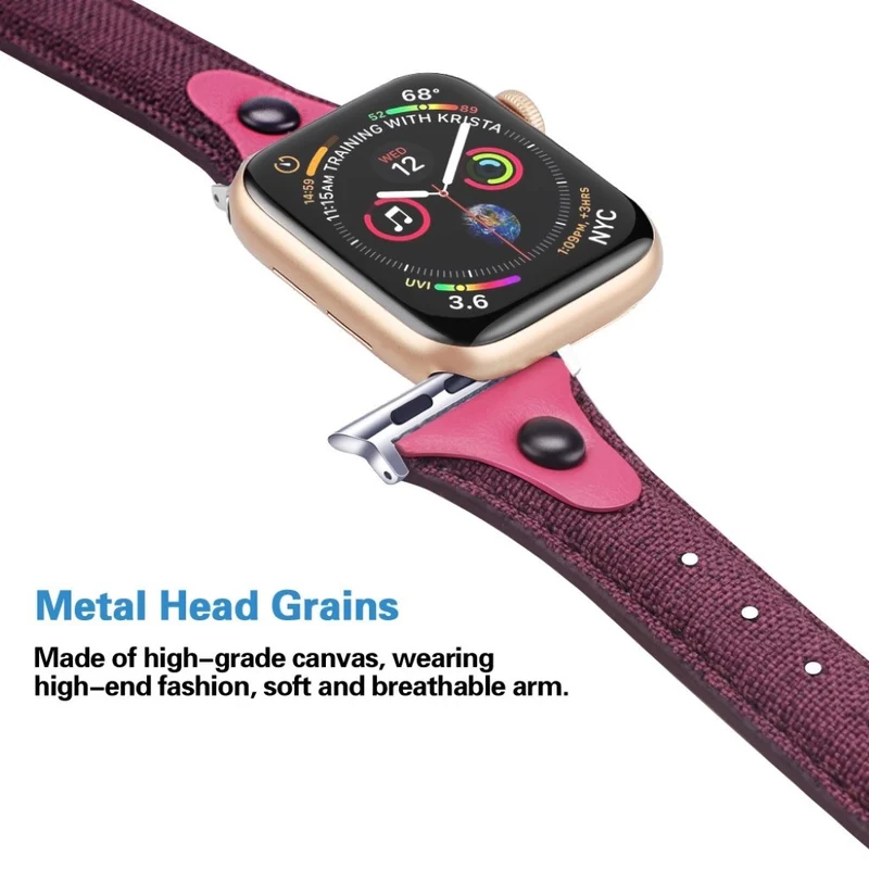 Robust Universell Apple Echtes Leder armband