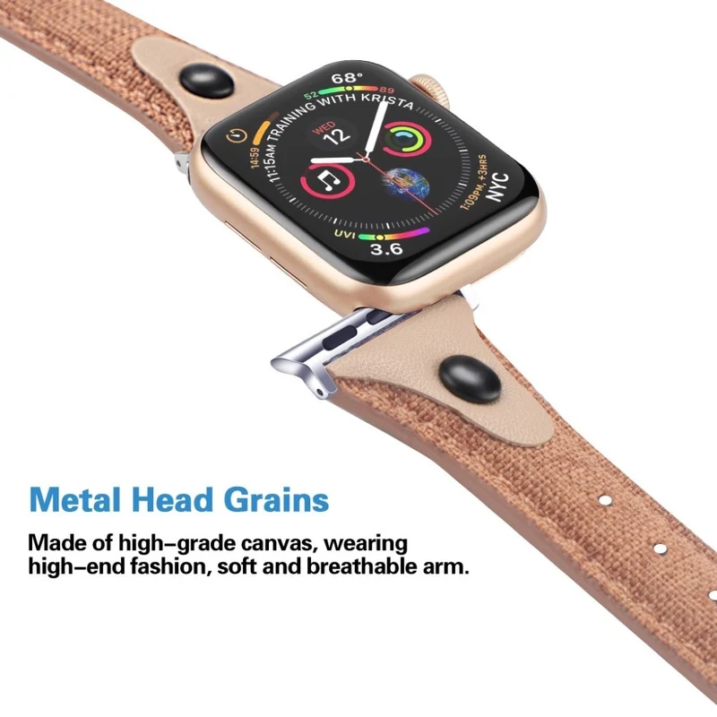 Robust Universell Apple Echtes Leder armband