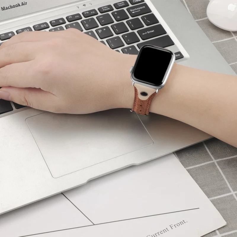Robust Universell Apple Echtes Leder armband