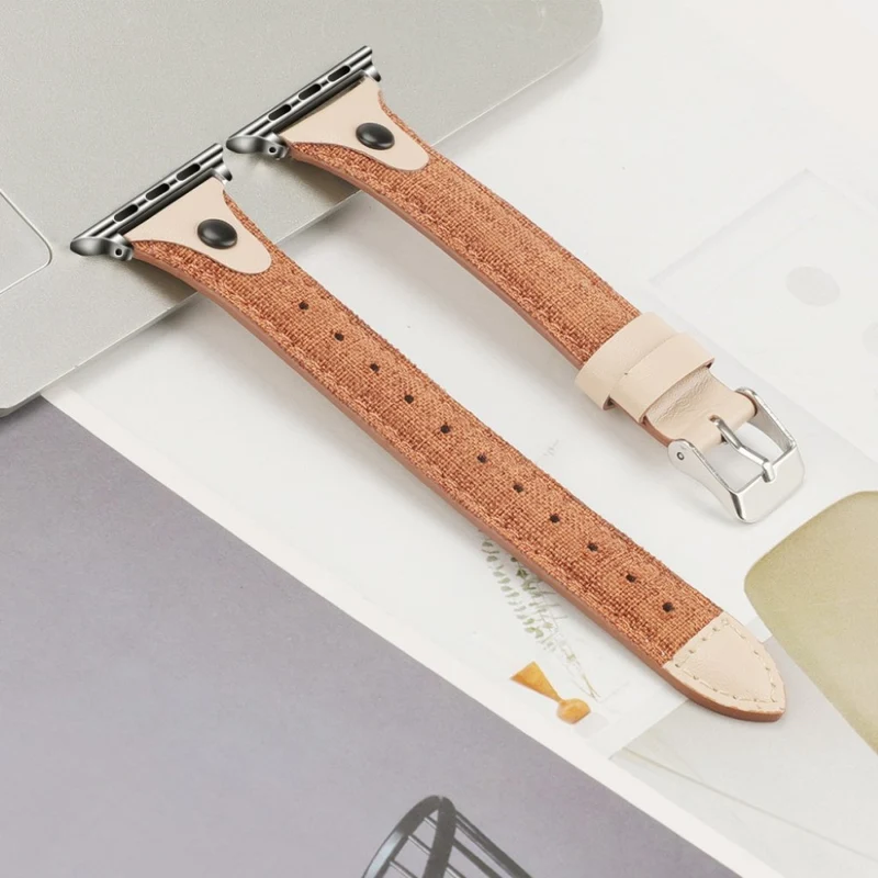Robust Universell Apple Echtes Leder armband