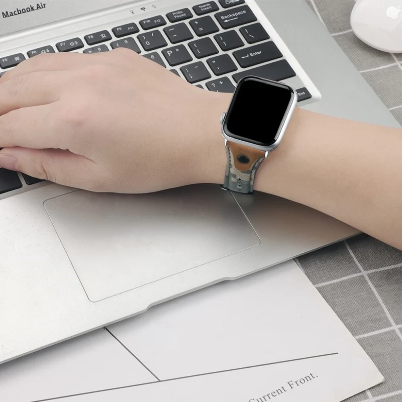 Robust Universell Apple Echtes Leder armband
