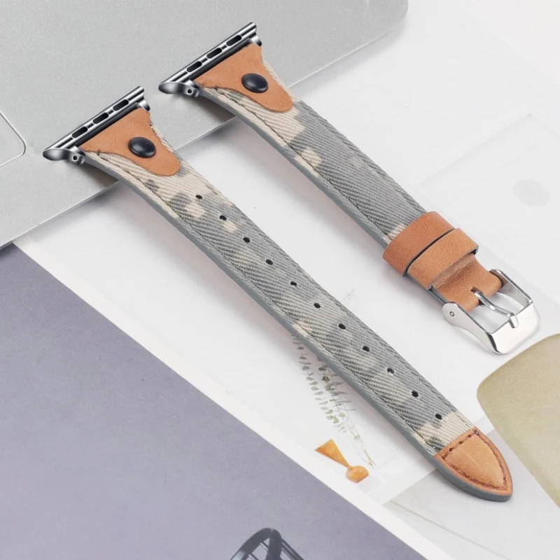 Robust Universell Apple Echtes Leder armband