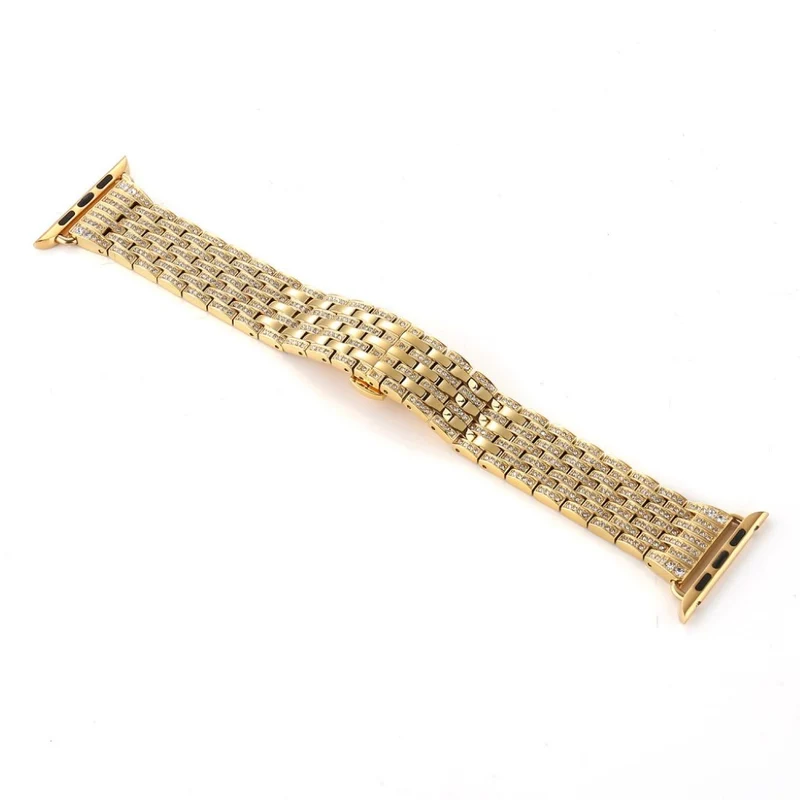 Apple Watch Series 5 44mm / Apple Watch 44mm Metall und Strass armband