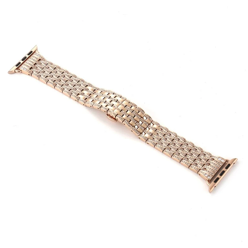 Apple Watch Series 5 44mm / Apple Watch 44mm Metall und Strass armband