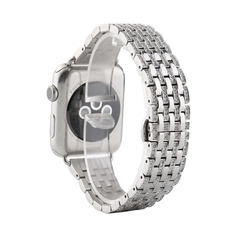 Apple Watch Series 5 44mm / Apple Watch 44mm Metall und Strass armband