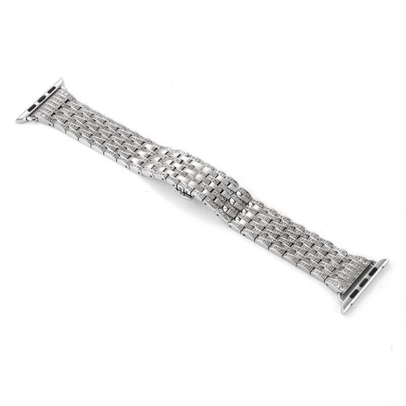 Apple Watch Series 5 44mm / Apple Watch 44mm Metall und Strass armband