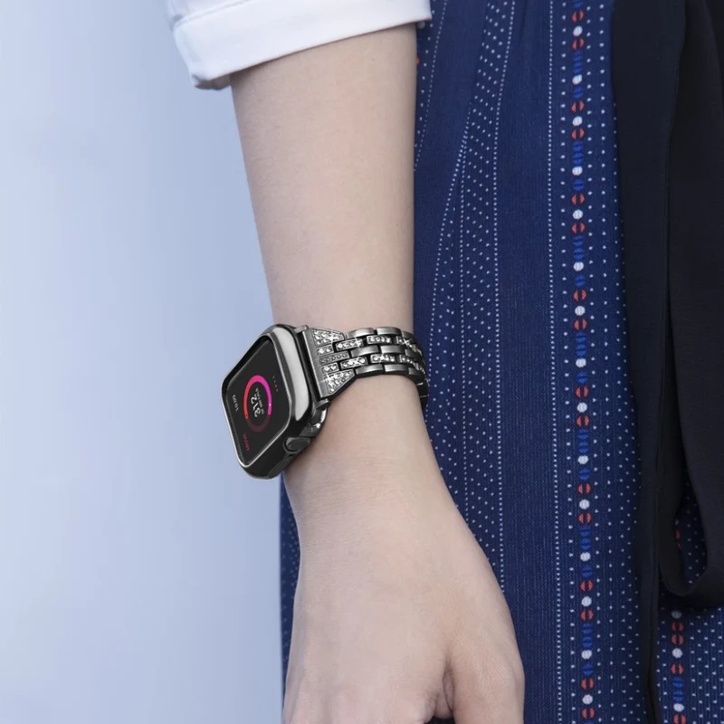 Apple Watch Series 5 44mm / Apple Watch 44mm Metall und Strass armband