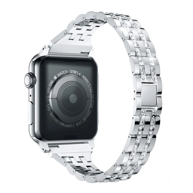 Apple Watch Series 5 44mm / Apple Watch 44mm Metall und Strass armband