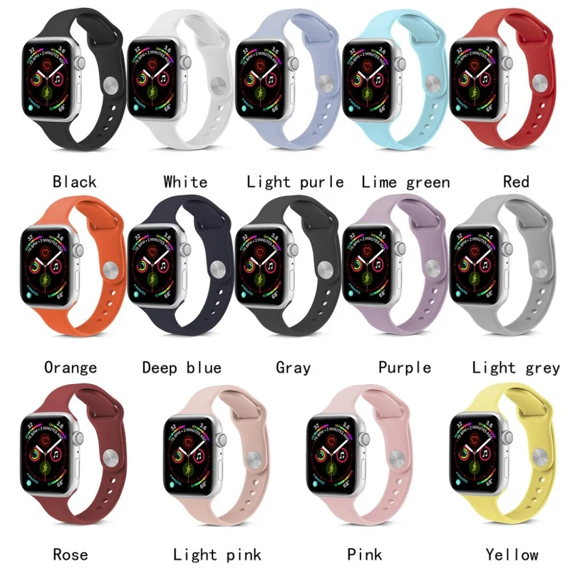 Apple Watch Series 5 44mm / Apple Watch 44mm Silikon / TPU armband