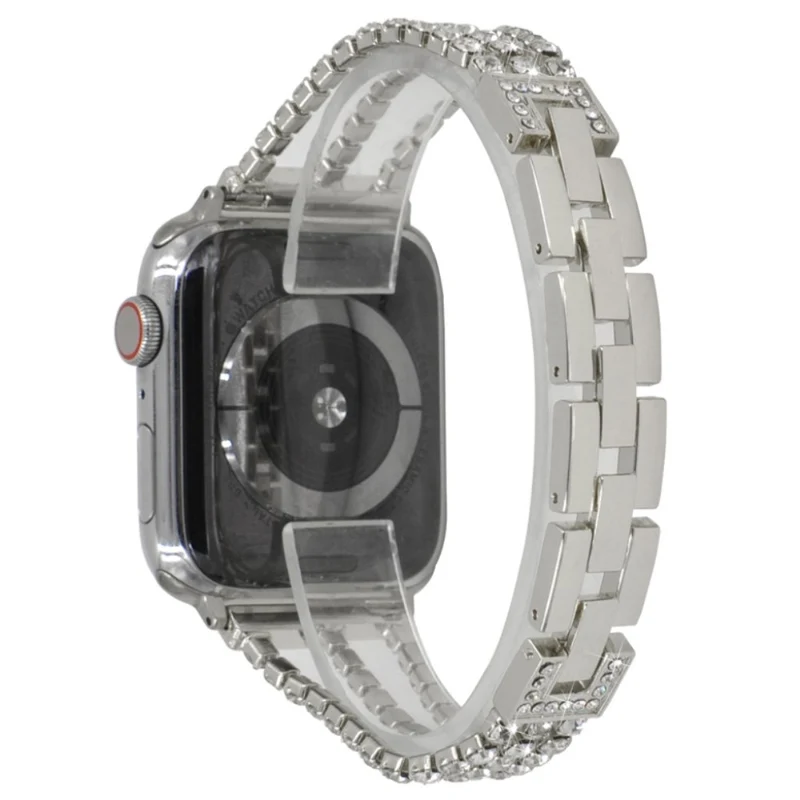 Apple Watch Series 5 44mm / Apple Watch 44mm Metall und Strass armband