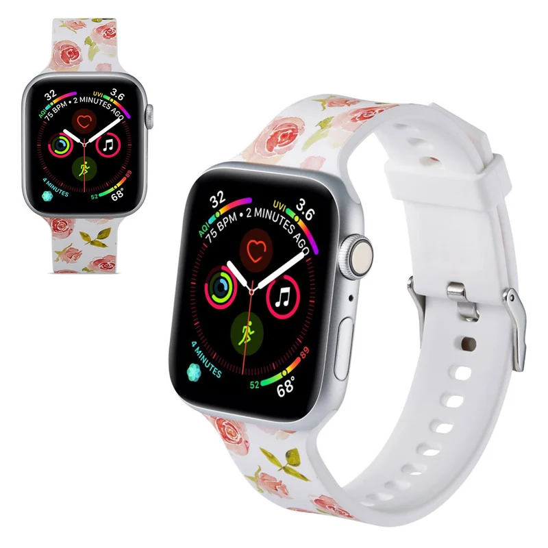 Entzückend Apple Watch Series 5 44mm Silikon / TPU armband